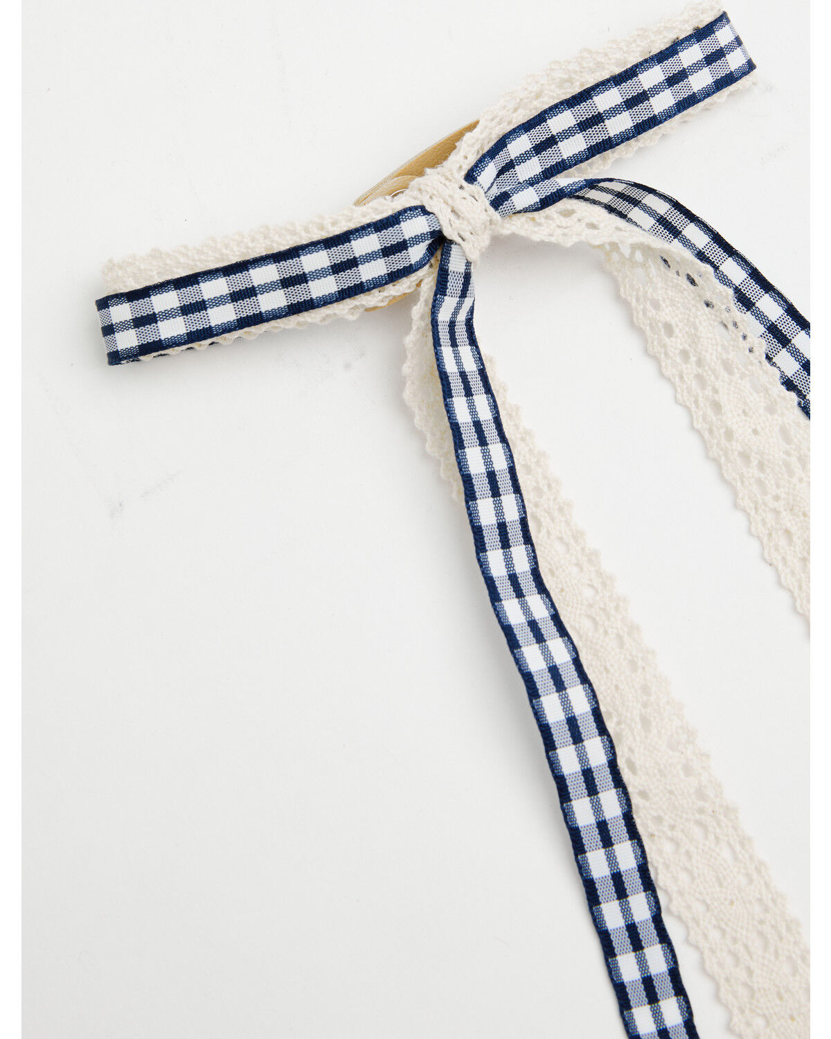 Image #4 - Shyanne Women's Gingham Lace Boot Bow, Blue, hi-res
