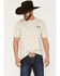 Image #1 - Cody James Men's Grab The Horns Short Sleeve Graphic T-Shirt, Sand, hi-res