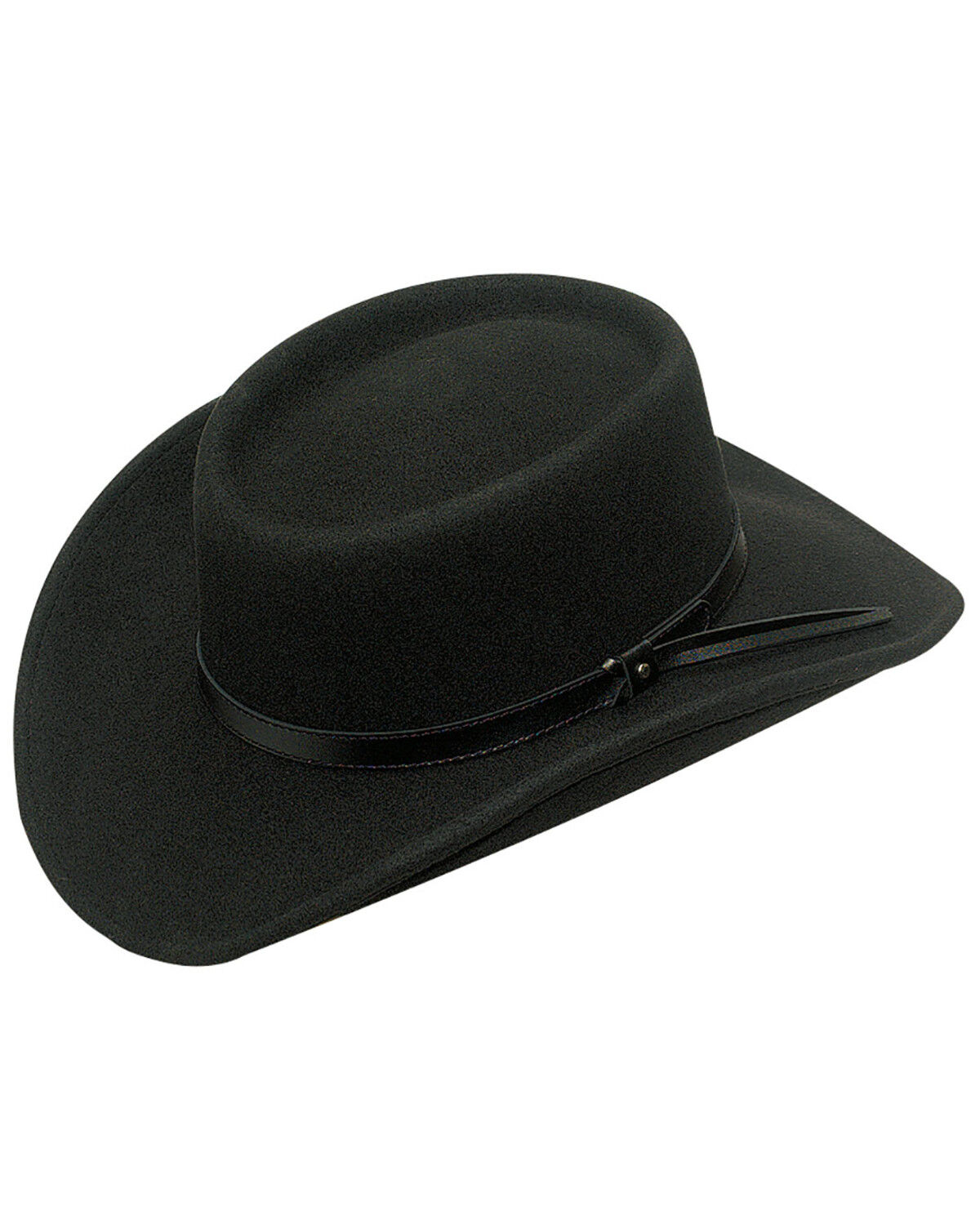 Twister Men's Crushable Gambler Hat, Black, hi-res