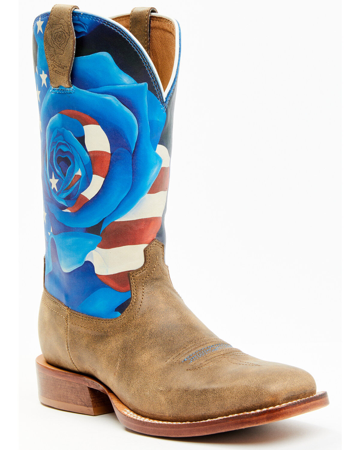 Twisted X Women's Olivia Bennet 11" Tech X Western Boots - Broad Square Toe, Brown, hi-res