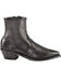 Image #2 - Abilene Men's 7" Wingtip Zip Boots, Black, hi-res