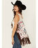 Image #1 - Rock & Roll Denim Geo Print Fringe Bag , Multi, hi-res