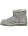 Image #3 - Bearpaw Girls' Alyssa Casual Boots - Round Toe , Grey, hi-res