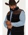 Image #2 - Cody James Men's Anza Southwestern Flannel Corduroy Snap Vest, Black, hi-res