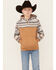 Image #1 - Hooey Boys' Southwestern Print Hooded Pullover, Black, hi-res