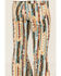 Image #4 - Rock & Roll Denim Girls' Southwestern Print Bargain Bell Flare Jeans, Tan, hi-res