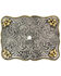 Image #2 - Cody James Men's Interchangeable Longhorn Belt Buckle, Silver, hi-res