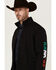 Image #3 - RANK 45® Men's Mexico Flag Softshell Jacket , Black, hi-res