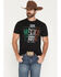 Image #1 - Cody James Men's Viva Mexico Short Sleeve Graphic T-Shirt, Black, hi-res