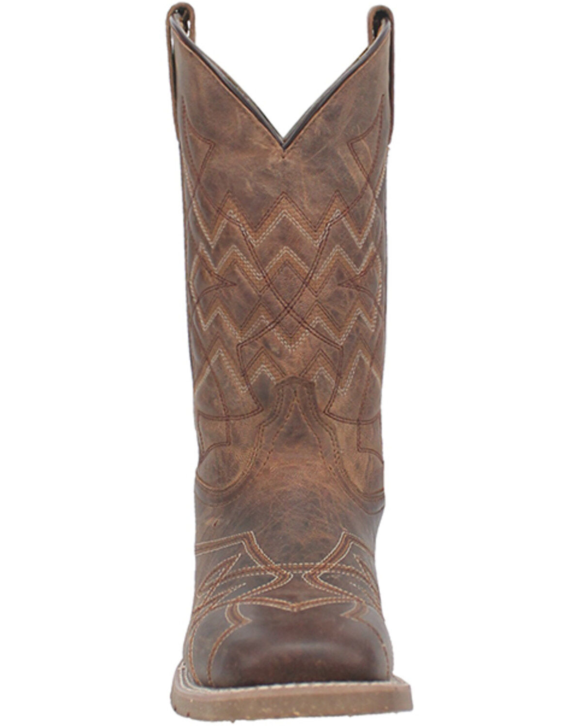 Image #4 - Laredo Men's Chauncy Performance Western Boots - Broad Square Toe, Taupe, hi-res