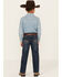 Image #3 - Wrangler 20X Boys' Dark Wash Slim Fit Vintage Bootcut Denim Jeans, Dark Wash, hi-res