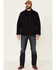 Image #2 - Pendleton Men's Solid Quilted Canvas Snap-Front Shirt Jacket, Navy, hi-res