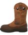 Image #9 - Georgia Men's Muddog Comfort Core Work Boots, Tan, hi-res