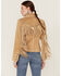 Image #4 - Scully Women's Suede Snap Fringe Jacket, Tan, hi-res