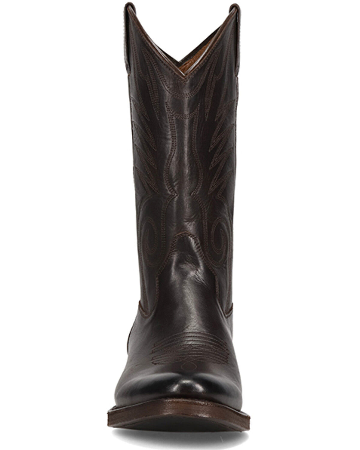 Image #4 - Frye Men's Grady Short Western Boots - Round  Toe, Chocolate, hi-res
