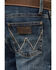 Image #4 - Wrangler Retro Boys' Layton Dark Wash Slim Bootcut Jeans , Dark Wash, hi-res