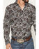 Image #3 - Cody James Men's Colorado Ridge Paisley Print Long Sleeve Snap Western Shirt, Brown, hi-res