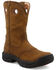 Image #1 - Twisted X Men's All Around Barn Boots - Soft Toe, Brown, hi-res