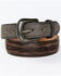 Image #1 - Moonshine Spirit Men's Alabama Stitched Western Belt, Medium Brown, hi-res