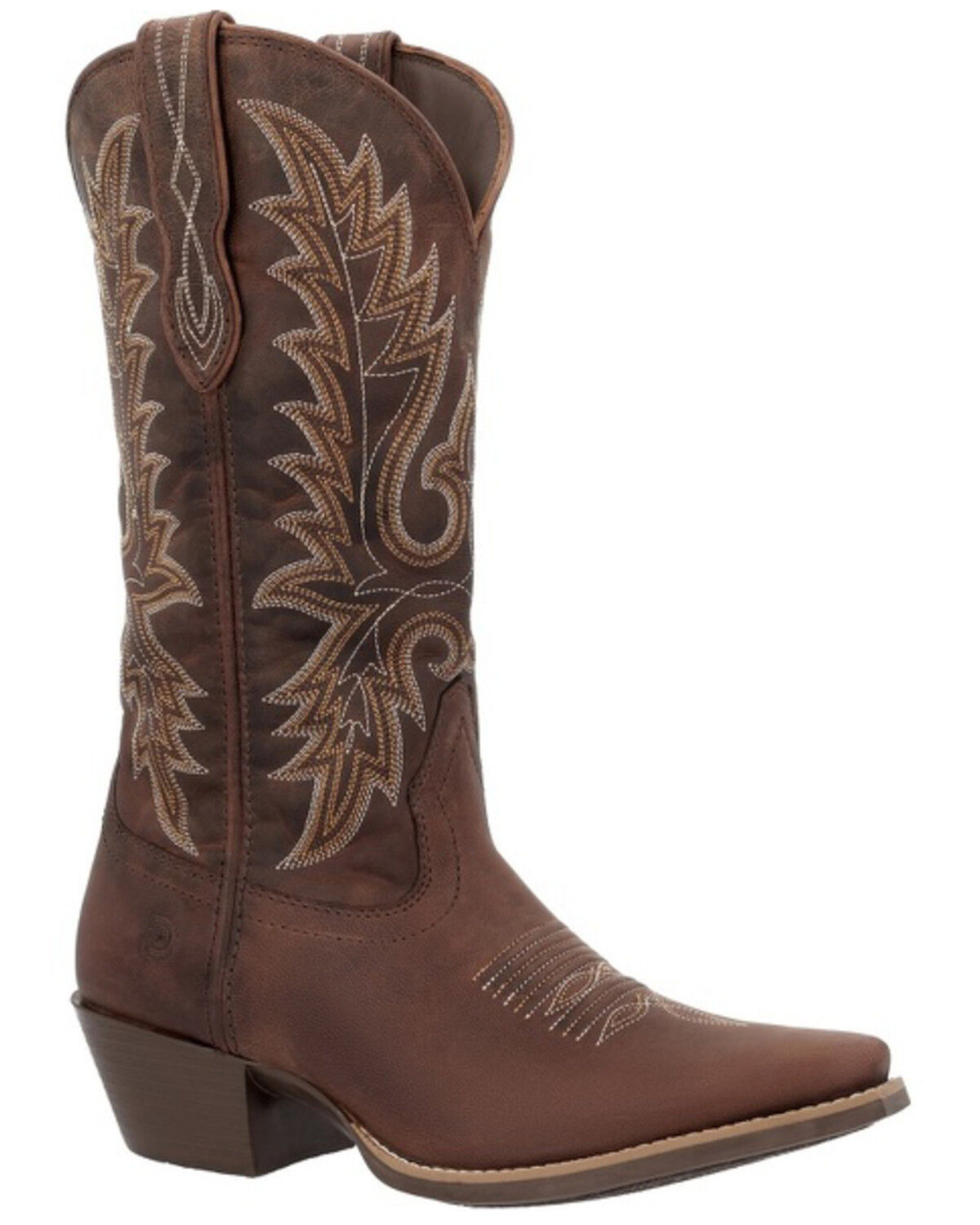 Durango Women's Shyloh Performance Western Boots - Round Toe, Brown, hi-res