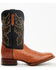 Image #2 - Cody James Men's Exotic Ostrich Western Boots - Broad Square Toe , Cognac, hi-res