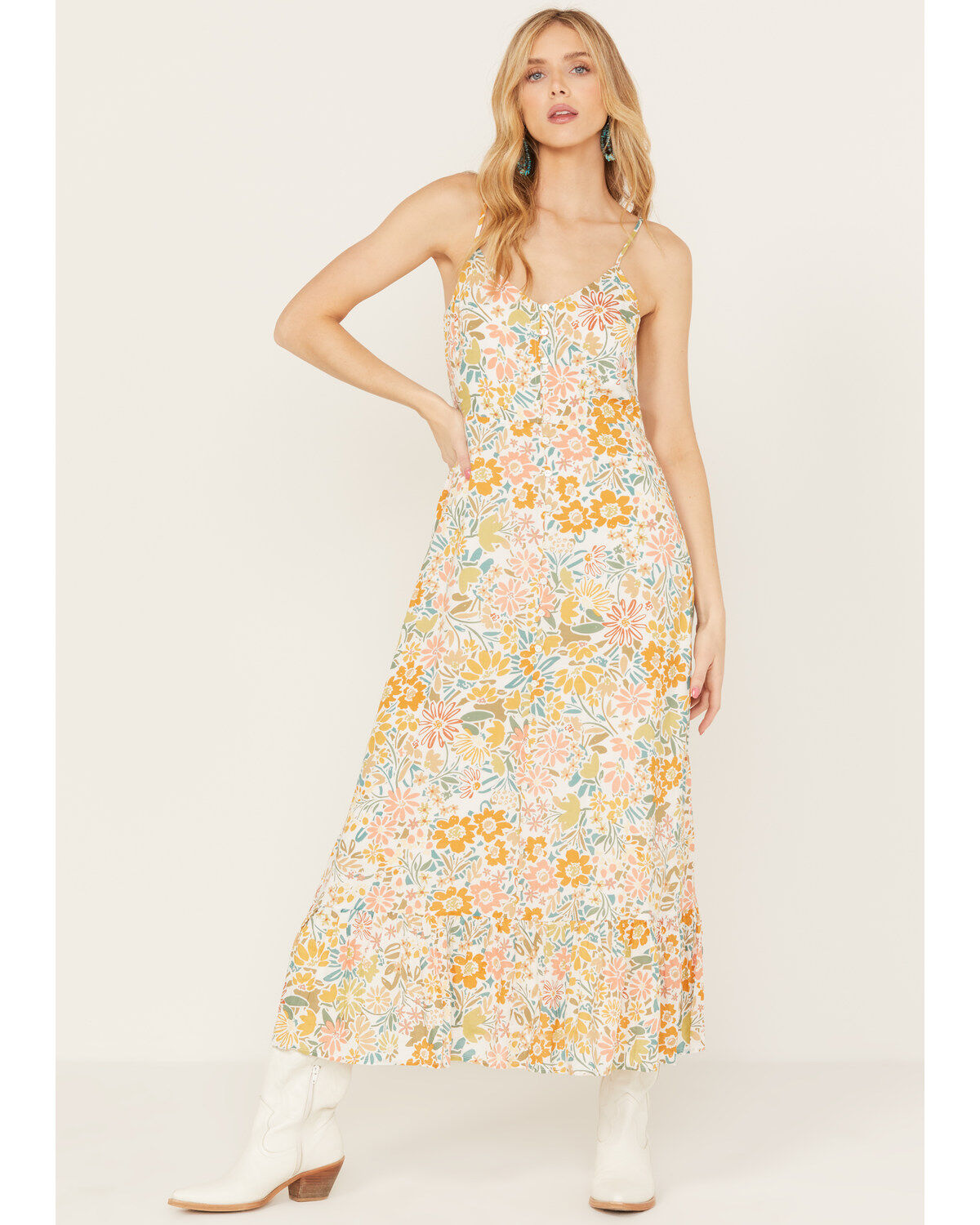 Sadie & Sage Women's Dream On Midi Dress, Multi, hi-res