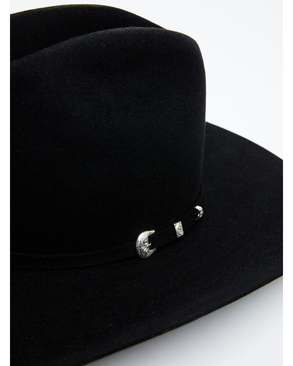 Image #2 - Resistol 6X Midnight Felt Cowboy Hat, Black, hi-res