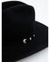 Image #2 - Resistol 6X Midnight Felt Cowboy Hat, Black, hi-res