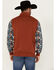 Image #4 - RANK 45&reg; Men's Baygen Colorblock Pullover, Dark Orange, hi-res