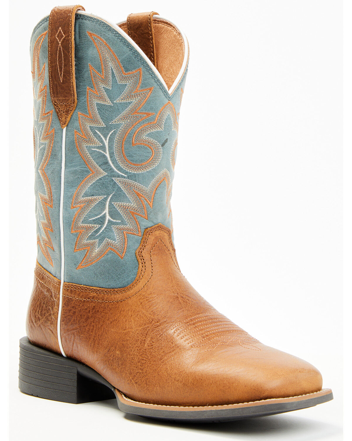 Image #1 - Cody James Men's Badge Xero Gravity&trade; Performance Western Boots - Broad Square Toe, Brown, hi-res