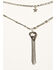 Image #2 - Shyanne Women's Multi-Layered Cowhide Necklace, Silver, hi-res