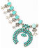 Image #3 - Shyanne Women's Matrix Turquoise Squash Blossom Statement Necklace, Turquoise, hi-res