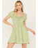 Image #1 - Sadie & Sage Women's California Girl Mini Dress, Sage, hi-res