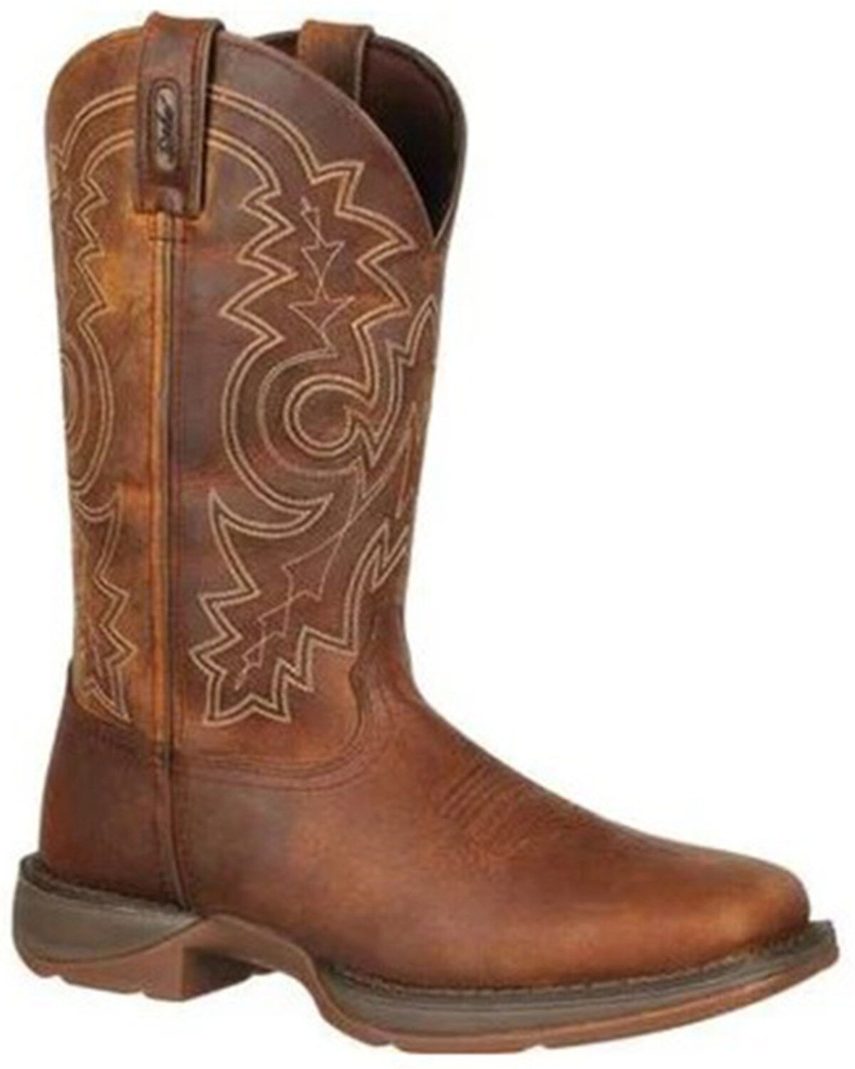 Image #2 - Durango Men's Rebel Western Boots, Brown, hi-res