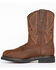 Image #3 - Cody James® Men's Waterproof Composite Toe Pull On Work Boots, Brown, hi-res
