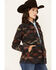 Image #2 - Shyanne Ranch Women's Southwestern Print Shacket , Navy, hi-res