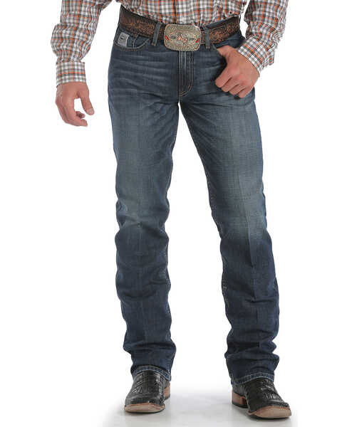 Image #2 - Cinch Men's Silver Label Jeans, Dark Stone, hi-res
