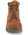 Image #4 - Carolina Men's 6" Waterproof Work Boots - Composite Toe, Brown, hi-res
