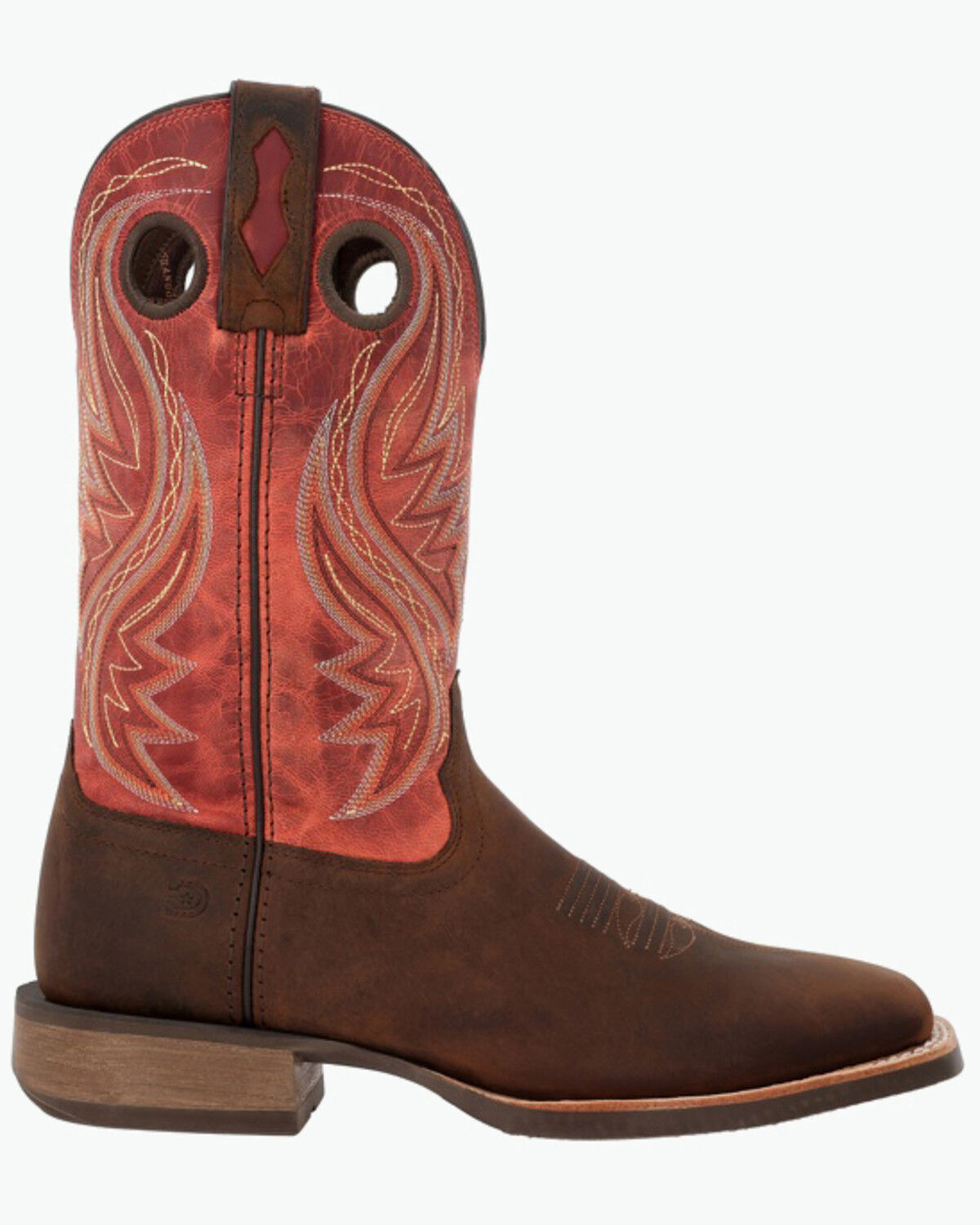 Image #2 - Durango Men's Rebel Pro&trade; Performance Western Boots - Broad Square Toe, Brown, hi-res