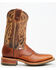 Image #2 - Double H Men's Boot Barn Exclusive 11" Domestic I.C.E™ Saddle Vamp Performance Western Boots - Broad Square Toe, Brown, hi-res