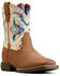 Image #1 - Ariat Boys' San Angelo VentTEK Western Boots - Broad Square Toe , Brown, hi-res