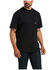 Image #1 - Ariat Men's Rebar Cotton Strong Mexico Pride Graphic Short Sleeve Work T-Shirt , Black, hi-res