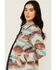 Image #2 - Idyllwind Women's Dusk Southwestern Print Shacket , Stone, hi-res