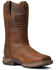 Image #1 - Ariat Women&rsquo;s Anthem Patriot Waterproof Western Performance Boots &ndash; Broad Square Toe, Brown, hi-res
