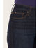 Image #2 - Haala Women's Deep Ocean Dark Wash Bella Trouser Flare Stretch Denim Jeans, Dark Wash, hi-res