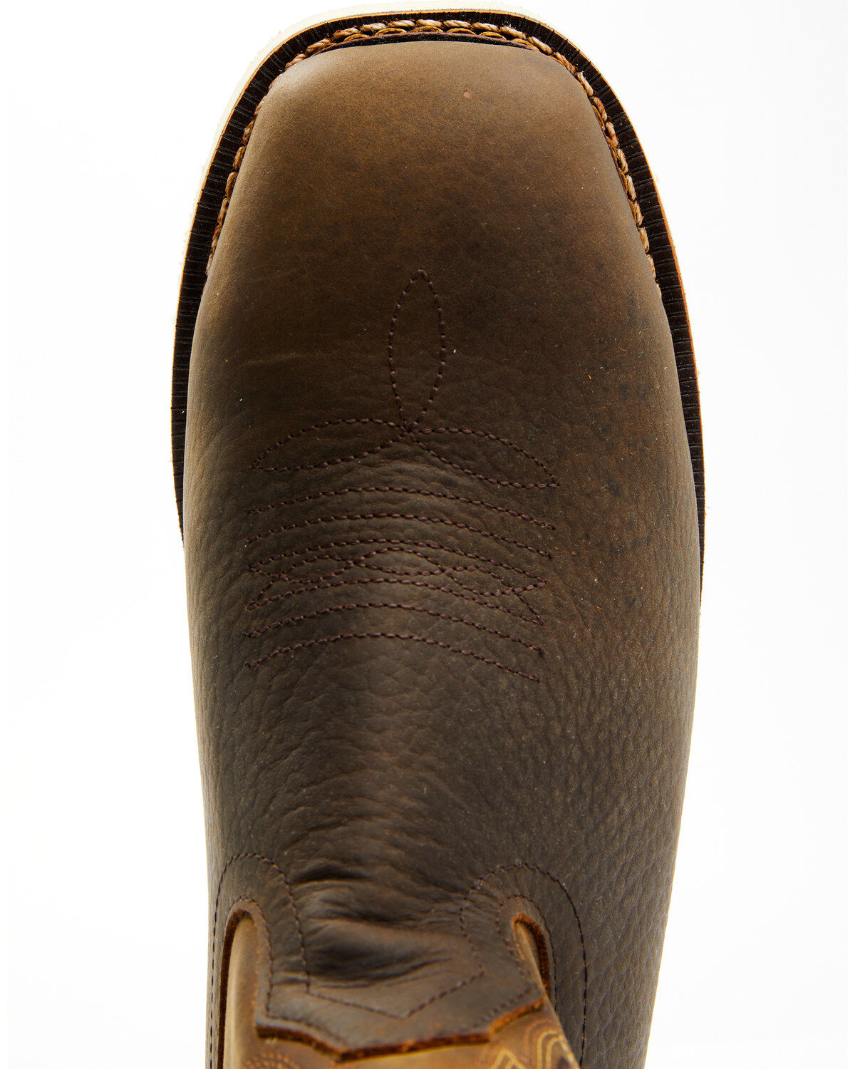 Image #6 - Thorogood Men's 11" USA Wellington Work Boots - Steel Toe, Brown, hi-res
