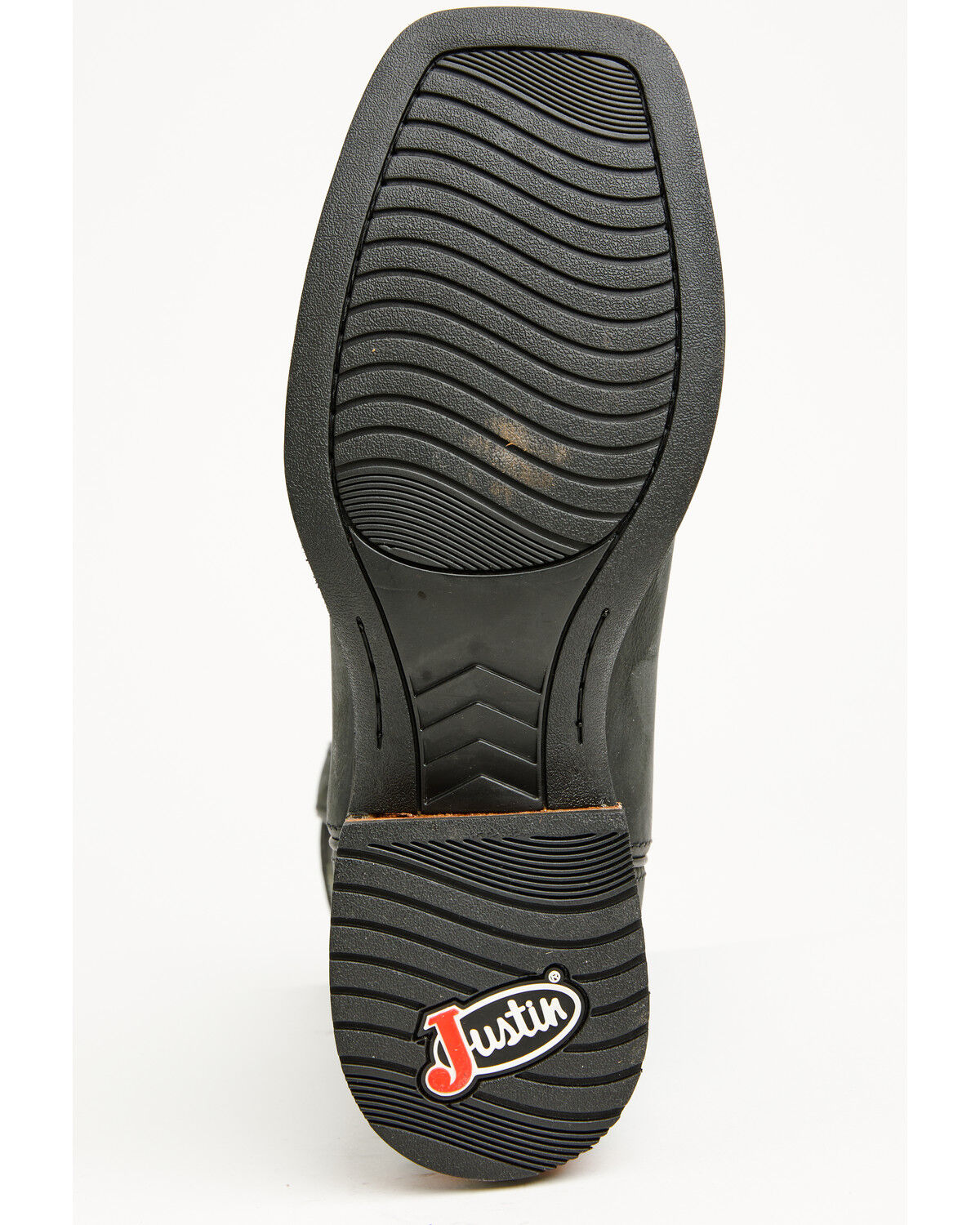 Image #7 - Justin Men's Outlaw Rustle Performance Western Boots - Broad Square Toe, Black, hi-res