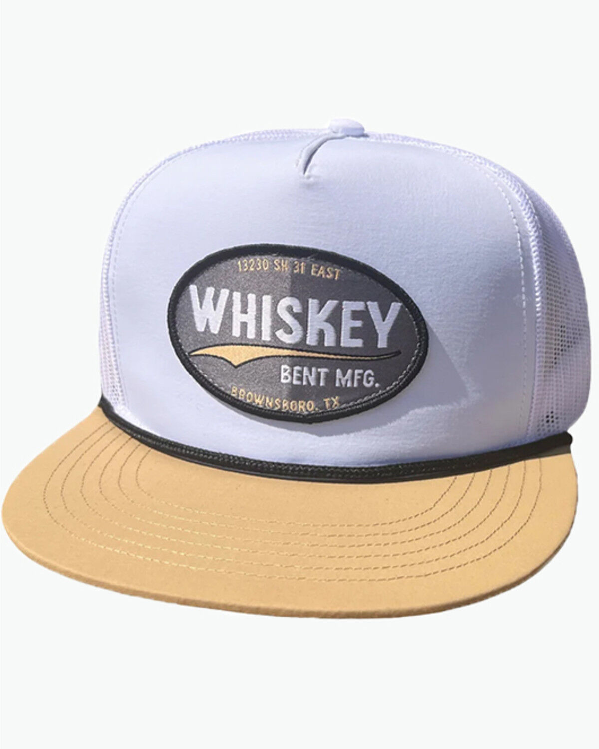 Image #1 - Whiskey Bent Men's The Bodie Ball Cap, White, hi-res