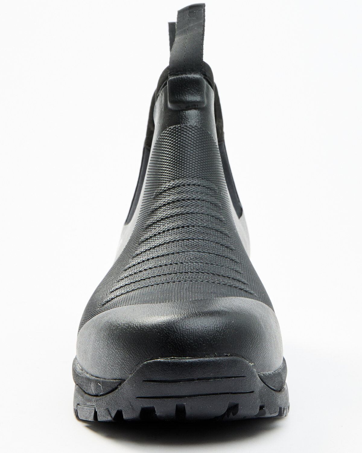Image #4 - RANK 45&reg; Men's 6.5" Rubber Ankle Boots - Round Toe, Black, hi-res