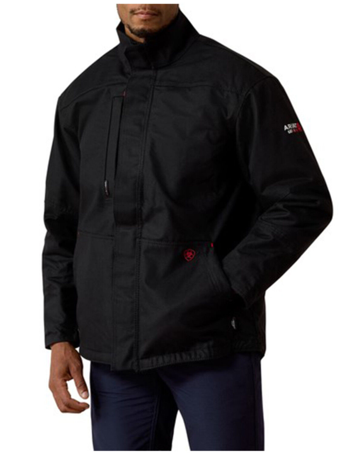 Ariat Men's Black FR Workhorse Work Jacket, Black, hi-res